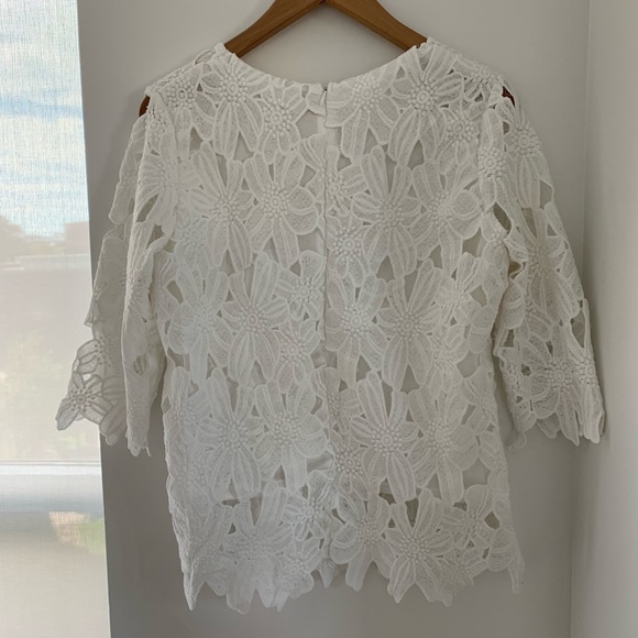 Lace White Top - Picture 2 of 2